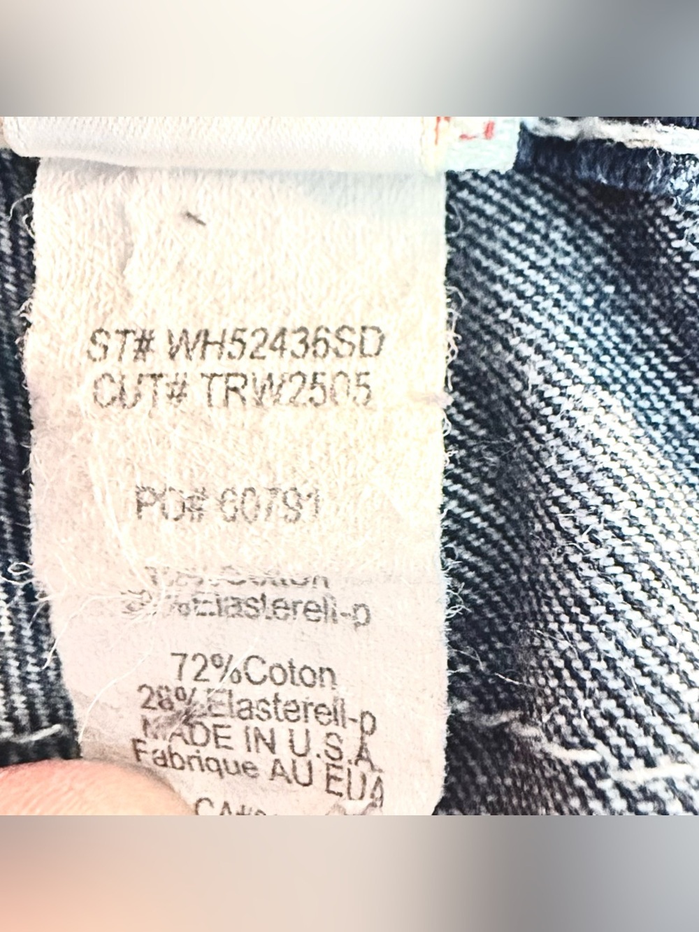 True Religion “Rockstar Stella” Low/Mid Rise Toothpick Skinny Fit Jeans Size 27 - Picture 11 of 12